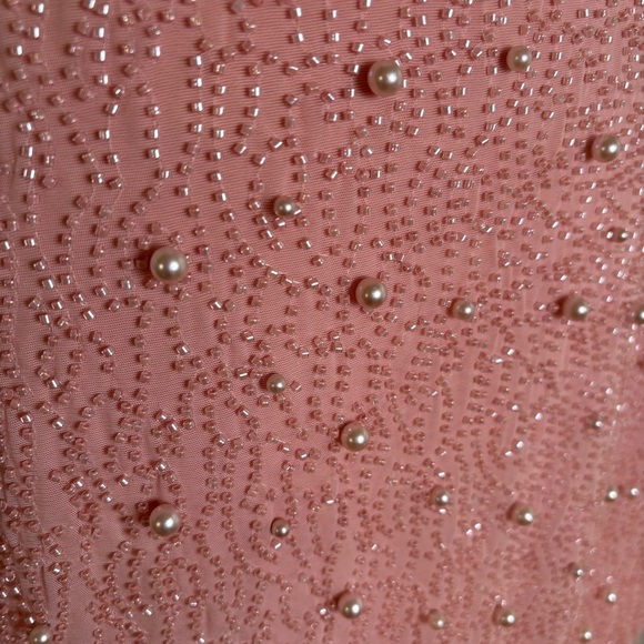 OH POLLY La Desirade Bordeaux Maxi Skirt in Rose prom formal special occasion 6 - Picture 15 of 17